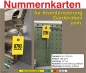Preview: 1000 Nummernkarten - Inventarnummern - Inventarisierungsnummern - Garderobenmarken